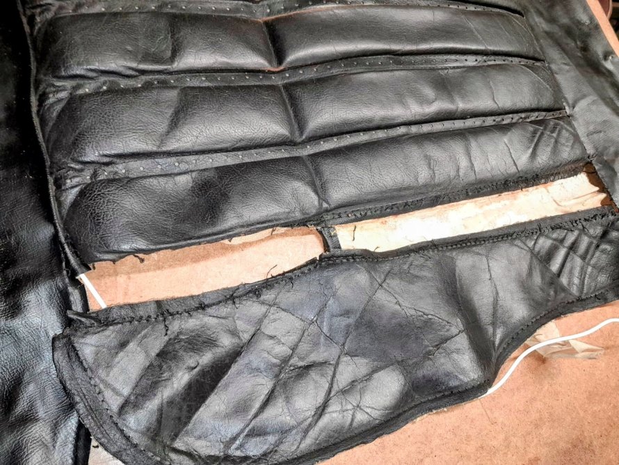 Rover P6 stoel reparatie