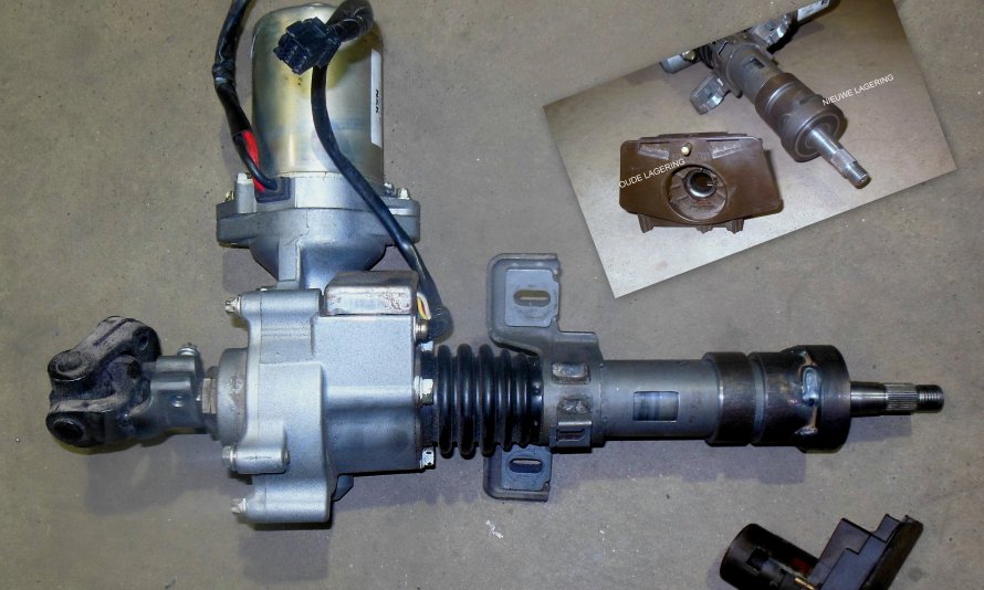 11-11-2014 Nieuwe lagering gemaakt voor de elektrische stuurbekrachtiging